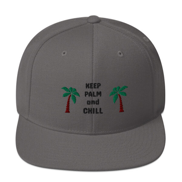 Keep Palm – Stylische Snapback-Cap “Keep Palm and Chill”