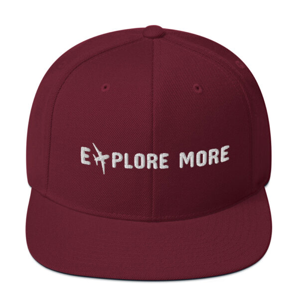 Abenteuermütze – Bequeme Snapback-Cap “Explore more”