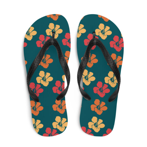 Unisex Flip Flops "Hawaiiblumen"